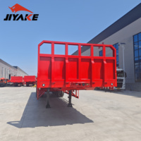 Semi-remorque plate de haute qualité, 4 essieux, camion de transport de conteneurs, vente directe d'usine