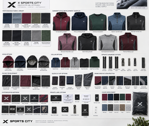 <b>Hoodies</b>, Sweatshirts & Mid-Layers <b>Horse</b> Riding Wear | Maroon Black Six Color Variations | Manufacturer OEM ODM | X Sports City | - Product Image 4