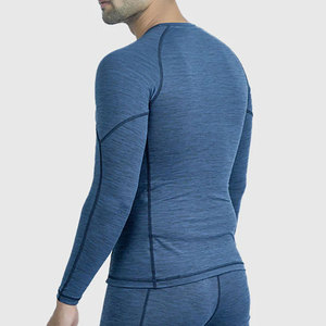 Chemises de compression d'hiver confortables pour la gym et le fitness avec un design flexible en tissu sergé tricoté pour une liberté de mouvement facile - Product Image 5