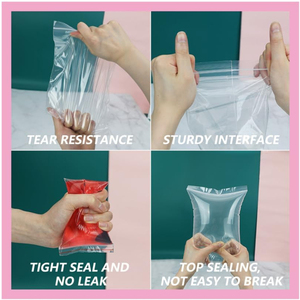 ถุงซิปล็อคแบบใสพิมพ์ลายตามสั่งสำหรับบรรจุภัณฑ์เสื้อผ้า - Product Image 5