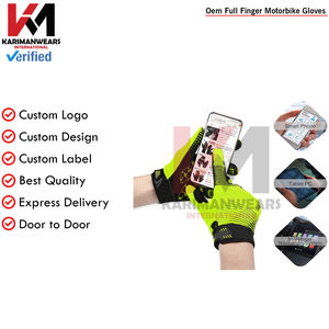 Gants de moto avec paume renforcée, équipement de protection durable, ajustement confortable pour les motos de route, de tourisme et de sport - Product Image 4