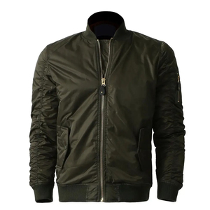 High Quality Men's Bomber <b>Jacket</b> Wholesale New Design Bomber <b>Jacket</b> Design Your Own OEM Service Men's Bomber <b>Jacket</b> - Product Image 4