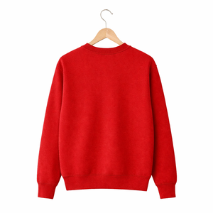 Men's Custom Crewneck Sweatshirt Premium Cotton <b>Fleece</b> Pullover Plain Sweatshirt for Bulk Orders OEM ODM Clothing Supplier - Product Image 3