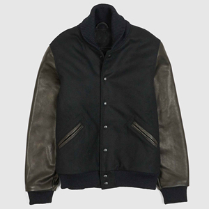 Chaqueta Varsity de Lona Ligera Personalizada para Hombre, la Más Vendida, Cálida para Invierno, Uso Casual, Cuello Alto, Logotipo Frontal, Transpirable y de Secado Rápido - Product Image 3