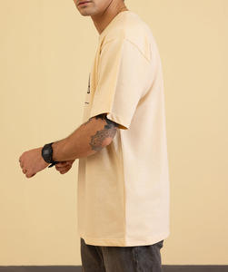 T-shirt Homme en Coton Tricoté à Manches Courtes, Coupe Oversize, Impression 3D Personnalisée, Marque sur Mesure, Vente en Gros - Product Image 2