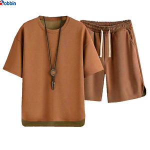 Conjunto de Pantalones Cortos de Algodón Unisex Cómodos y Transpirables, Nueva Colección de Verano, Personalizados, Talla Grande para Hombre - Product Image 3