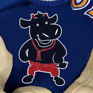 Veste de baseball Letterman Varsity pour hommes, logo personnalisé, broderie, col montant, rue principale d'hiver, vente en gros OEM de haute qualité - Product Image 4