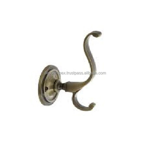 Space Saving Wall Hooks Set 4 in Durable Brass Finished for Smart Home <b>Organisation</b> and Storage at Best Price Wall Hook - Product Image 2