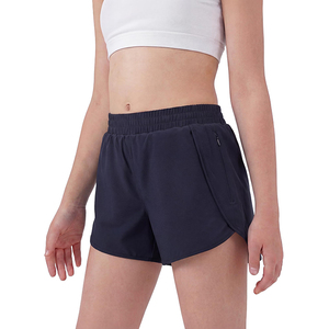 Shorts Deportivos de Secado Rápido con Cintura Elástica y Bolsillos con Cremallera para Niñas, Shorts de Entrenamiento para Voleibol y Fútbol - Product Image 1