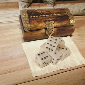 Bone Inlay Eco-Friendly High Quality Handmade Modern Gaming <b>Dice</b> by f s international for Outdoor/Indoor - Product Image 5