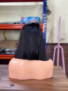 วิกผมบ๊อบถักลายกระดูกตรงความละเอียด200% 2x6ผมคนทำจากผมมนุษย์เกรด12A - Product Image 2