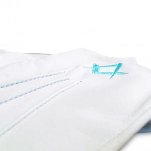 Gants en coton blancs, longueur poignet, avec logo rouge imprimé par transfert thermique, respirants, gants de cérémonie maçonniques - Product Image 6