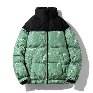 Blouson matelassé pour homme, élégant, hiver, service OEM, nouvelle arrivée, blouson matelassé à bulles, capuche réglable, manteau d'hiver d'extérieur - Product Image 1