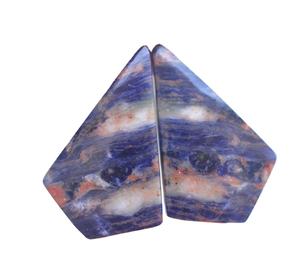 Paire de cabochons de Sodalite Orange naturelle, paire de pierres précieuses pour boucles d'oreilles, vente en gros, Sodolite, - Product Image 6