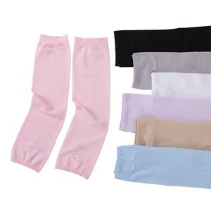 Manguitos de algodón unisex más populares de 2026 para verano, frescos, de alta elasticidad y color liso - Product Image 2