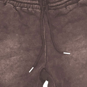 กางเกงขาสั้นผ้าฝ้ายผู้ชายแบบใหม่ สไตล์เรโทร เป็นมิตรกับสิ่งแวดล้อม เหมาะสำหรับออกกำลังกาย มีกระเป๋าและเชือกผูกเอว รุ่น HIC 275gsm - Product Image 3