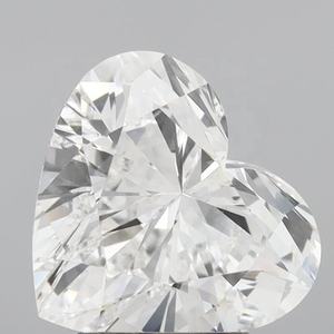 2.50 CT. Heart Cut CVD Lab Grown Pure Love dans un diamant 8.15 MM, D Color VS1 Clarity IGI Certified for Forever Flame Ring - Product Image 1