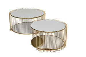 Table basse en métal artisanale de haute qualité avec logo personnalisé et design unique pour salon, salle à manger, chambre à coucher - Product Image 6