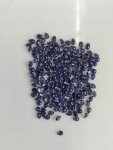 Iolita Natural de 4x3MM, Corte Pera, Gema Púrpura con Efectos Pleocroicos, de la Mejor Calidad, Suelta, para Joyería - Product Image 5