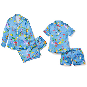 Sleepwear Ladies Pajamas Set for Women Custom Printing Sublimation Sleepwear Shorts & <b>Pants</b> Pajama Set Nighty Women's Sleepwear - Product Image 6