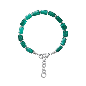 Handcrafted Green Onyx <b>Beaded</b> <b>Bracelet</b>-Natural Healing Crystal Wholesale - Product Image 3