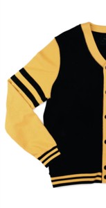 Mason <b>Cardigan</b> Wool/Acrylic Knitted | Black Women's Team Logo Embroidery Breathable V-neck Double Breasted Casual Design - Product Image 4