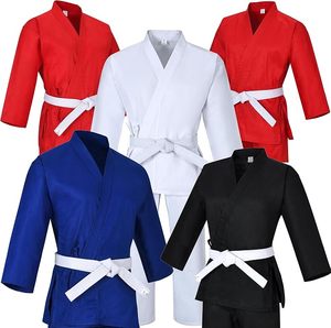 Uniformes de karaté avec logo personnalisé, respirants, légers, séchage rapide, durables, unisexes, qualité professionnelle, 100% coton - Product Image 1