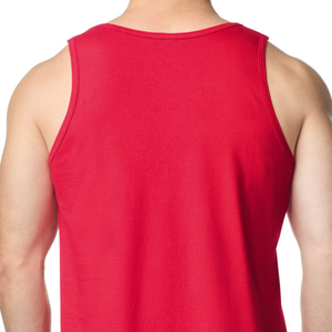 เสื้อกล้ามผู้ชายสีแดง พรีเมียม ผ้าฝ้าย ระบายอากาศ น้ำหนักเบา เหมาะสำหรับออกกำลังกาย ฟิตเนส วิ่ง หรือใส่ลำลอง - Product Image 4