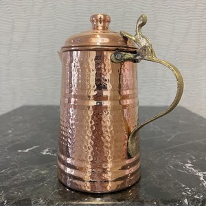Solid Pure <b>Copper</b> Mug Handmade Hammered Drink <b>Cup</b> for Moscow Mule Cocktail Beer Water Barware Collection - Product Image 4