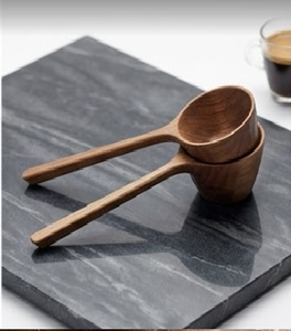 Handcrafted Wooden Coffee Scoop Long Handle <b>Measuring</b> <b>Spoon</b> Natural Wood Kitchen Coffee Tea Sugar Scoop Cup Set - Product Image 5