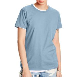 T-shirts décontractés vintage coréens personnalisés pour femmes en gros avec appliques boutonnées en coton et bambou, col rond - Product Image 6