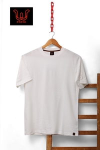 เสื้อยืดคอตตอนเนื้อผ้าสลับลายสำหรับผู้ชาย แขนสั้น ทรงเข้ารูป สไตล์ลำลอง คอกลม ขายส่ง - Product Image 1