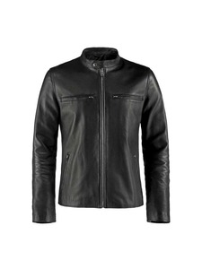 เสื้อแจ็คเก็ตคาเฟ่เรเซอร์คลาสสิกสำหรับผู้ชาย - Product Image 1