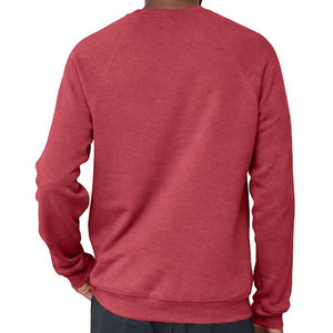 Warm Fleece Crewneck <b>Men</b> Winter Heavyweight Cotton Blend <b>Thermal</b> Plain Pullover Long Sleeve Cozy Top Sweatshirt - Product Image 3
