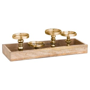 Beautiful Looking High In Demand Golden Floral Designer Candelabra <b>Candle</b> <b>Stick</b> Holders Home And Hotel Luxury Table Decoration - Product Image 4