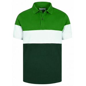 Comfortable Everyday Wear Classic Fit Embroidered Printed Cotton Bamboo Fiber Solid Pattern Breathable Short Sleeve Polo Shirt - Product Image 1