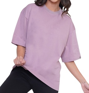 Nouveau design personnalisé T-shirts pour femmes de haute qualité coupe ample respirant polyester/coton vente en gros à bas prix vente chaude - Product Image 1