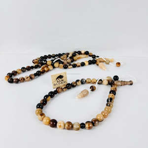 Misbaha de prière moderne religieuse, 33 perles, fait main, en corne véritable, couleur blanche, perles de comptage musulmanes, chapelet islamique de luxe - Product Image 3