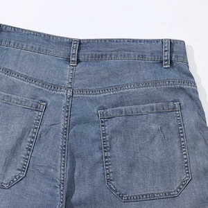 Pantalon en jean pour homme 2026 de haute qualité, coupe skinny, extensible, style streetwear, imprimé effet usé, coupe droite, taille OEM - Product Image 4