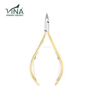 Gentle Trim Nipper VNC-999 Vina Gold Finish Semi-Curved Tool for Nailss - Product Image 3