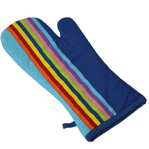 Guantes de Cocina Hechos a Mano, Modernos, de Algodón Suave, con Estampado de Rayas, Resistentes al Calor, Ecológicos, Aptos para Lavavajillas - Product Image 5