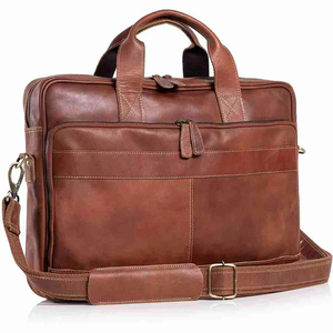 Leather Laptop <b>Bag</b> With Lightweight Design And Spacious Compartments Perfect <b>For</b> Professionals Office <b>Work</b> And Daily Travel - Product Image 6