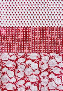 Tela de Algodón Hecha a Mano en India, Tela Estampada a Mano Sanganeri de Jaipur, Material para Confección de Vestidos - Product Image 4