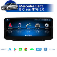 Autoradio Android 13 AuCar 12.3/10.25'' avec navigation GPS vidéo pour Mercedes Benz GLC/C/V Classe 2016-2019, écran tactile, autoradio stéréo