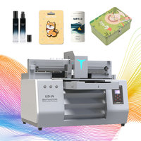 Imprimante UV Lingya A3 avec tête d'impression XP600 pour petites entreprises, cartes PVC personnalisées, coques de téléphone portable, balles de golf, panneaux acryliques