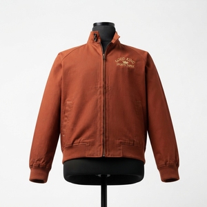 Veste décontractée pour homme, style sportif, col montant, capuche, logo frontal, tissu premium, fermeture éclair, mode urbaine, légère - Product Image 5