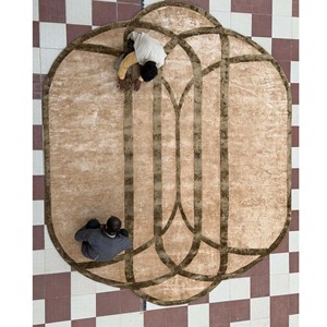 Luxury Abstract Irregular Area Rug Modern Designer Hand Tufted Viscose Carpet Soft Plush Living Room Bedroom Floor Rug Decor - Product Image 4