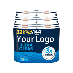 Luxury Wood Pulp <b>Toilet</b> Paper 4 Ply Restaurant <b>Toilet</b> Paper <b>Roll</b> High Quality Bathroom Tissue Supplier Manufacturer - Product Image 5