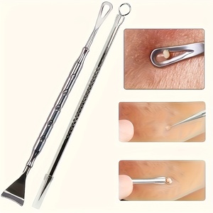 High Precision Blackhead <b>Remover</b> Acne Extractor <b>Tool</b> Pore Cleaner <b>Tool</b> Face Skin Care Needle Dual-Ended Design - Product Image 3
