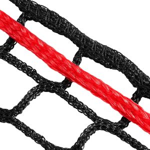 Rete per balle di fieno per la cura dei cavalli 4.92 x 4.92 x 4.92 piedi, fori da 1.5 pollici, materiale PE, design senza nodi con fascette a zip, riparazione con ago e navetta - Product Image 6